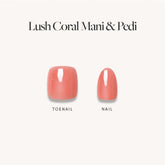 Lush Coral Mani & Pedi