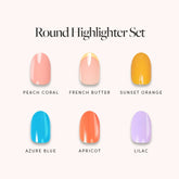 Round Highlighter Set
