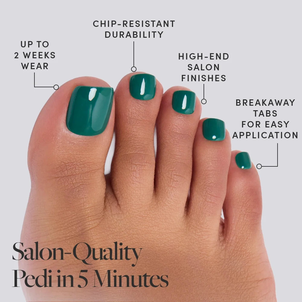 Emerald Green Toenail