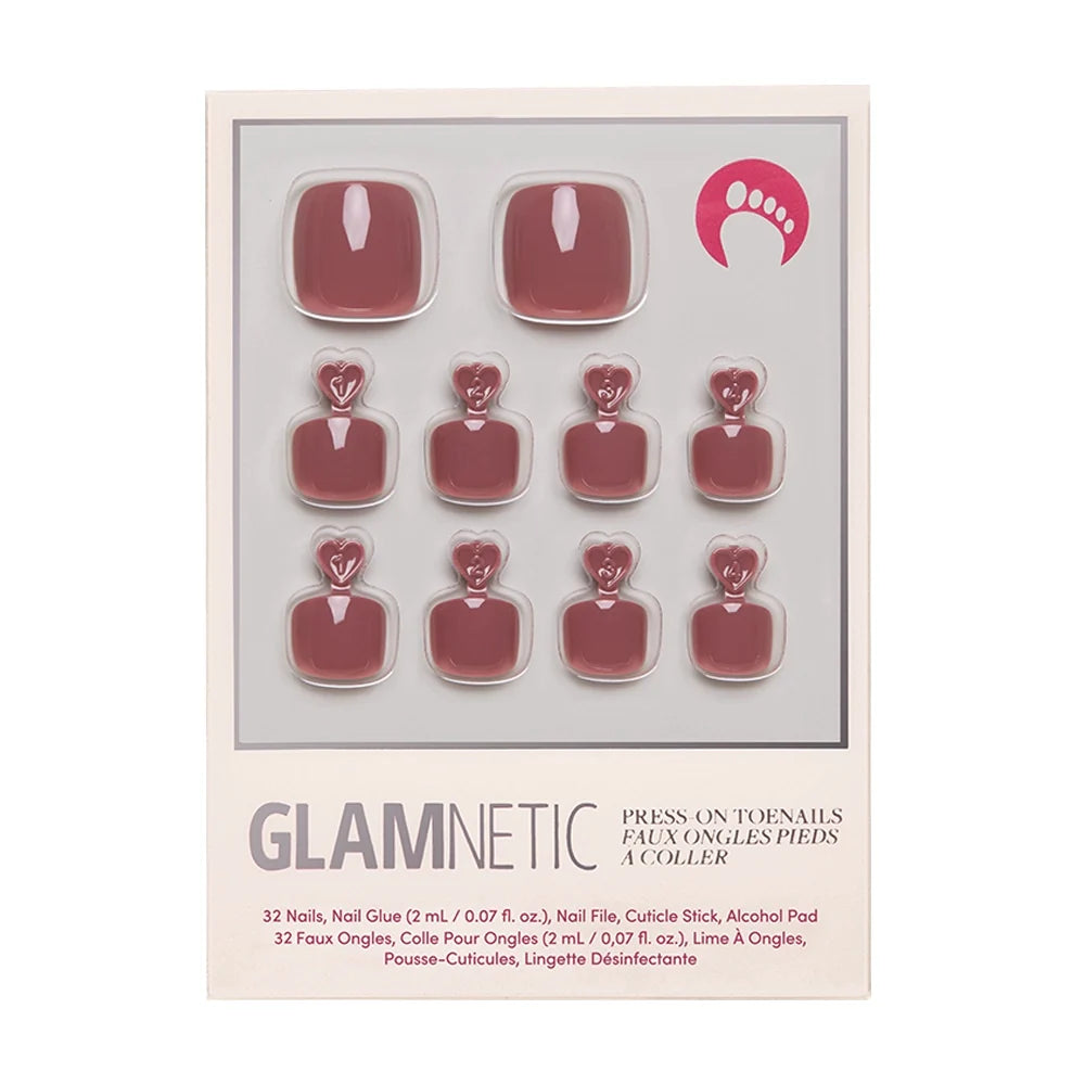 Fall Mauve Toenail