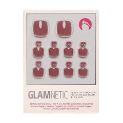 Fall Mauve Toenail