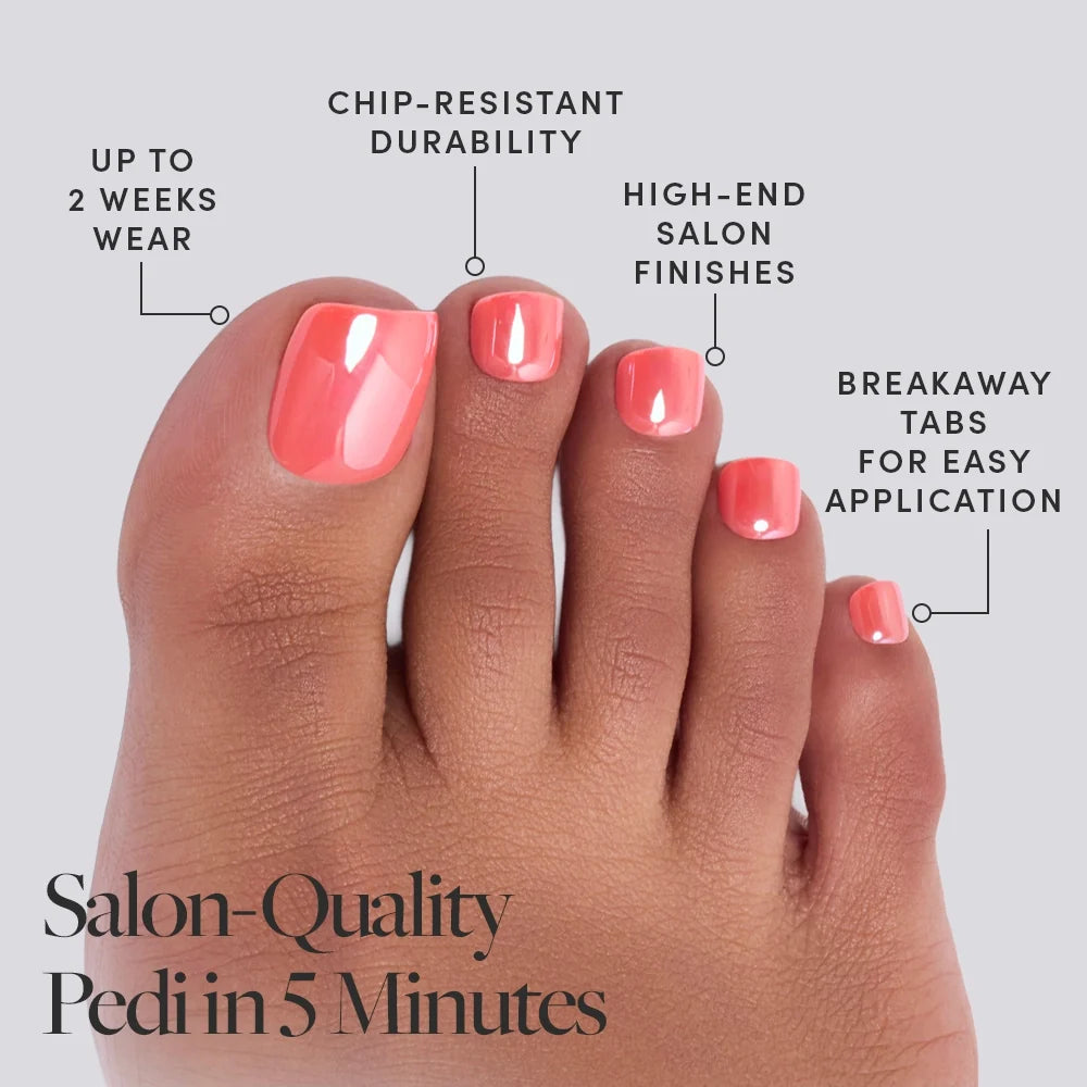 Lush Coral Toenail