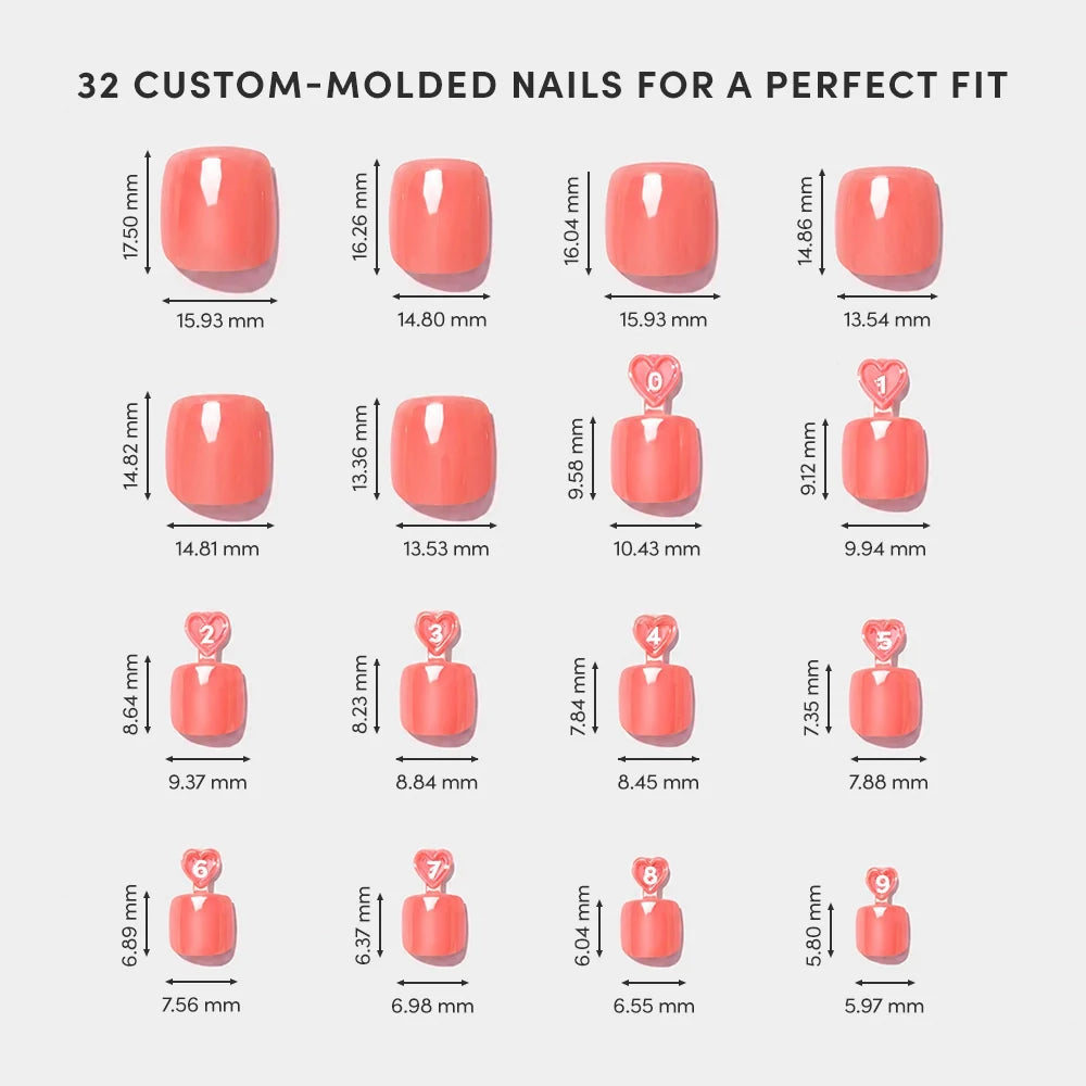 Lush Coral Toenail