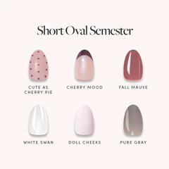 Short Oval Semester