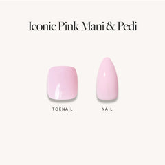 Glossy Blush Pink Mani & Pedi Bundles
