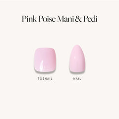 Glossy Blush Pink Mani & Pedi Bundles