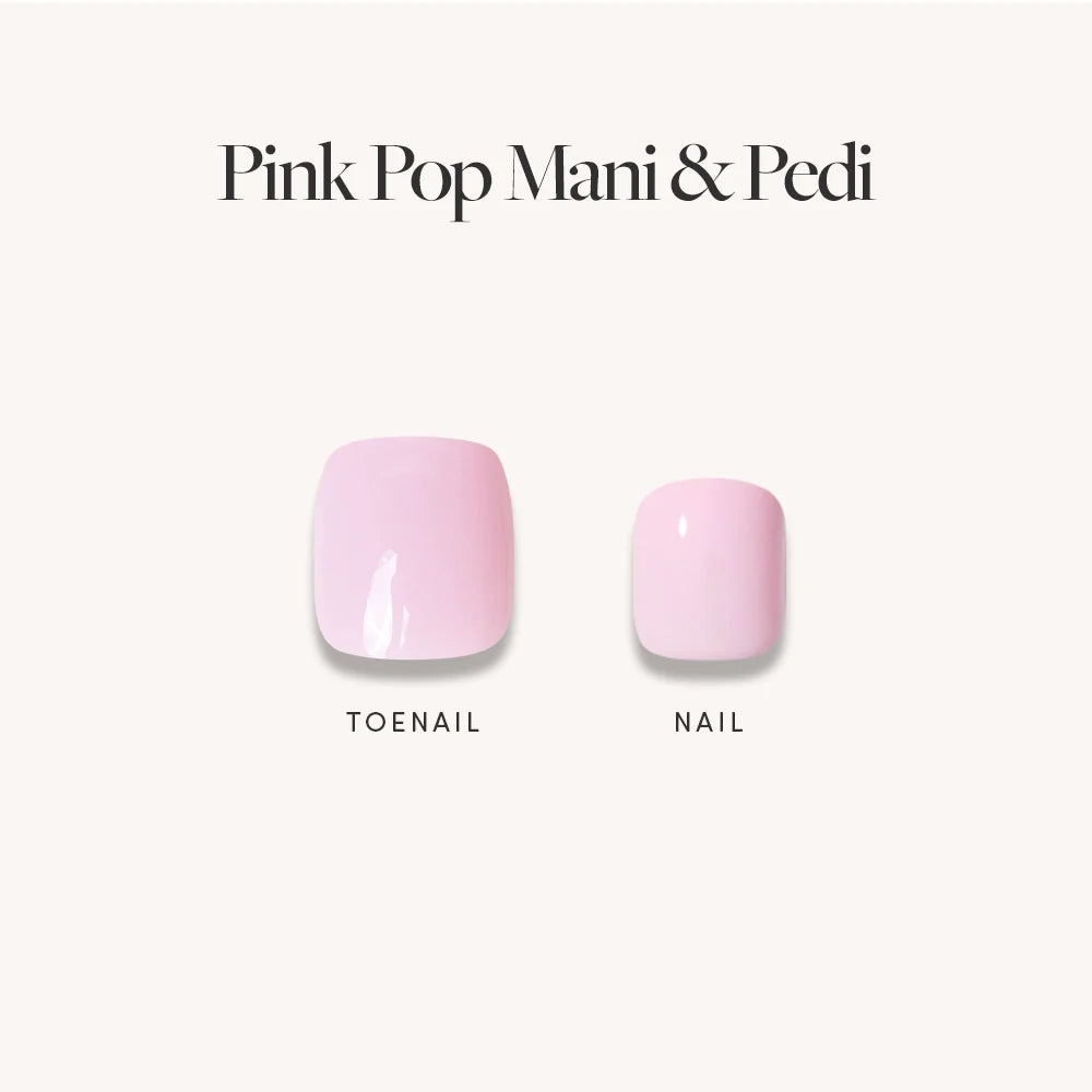 Glossy Blush Pink Mani & Pedi Bundles