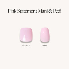 Glossy Blush Pink Mani & Pedi Bundles